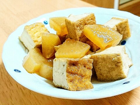 じわーっと甘口☆厚揚げと大根の煮物